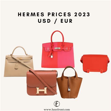 hermes handbags price list